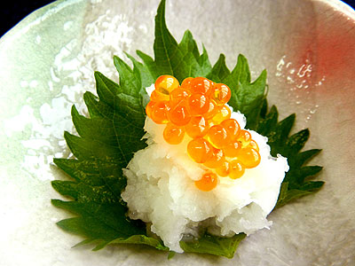 虹のしずく大根おろし添え