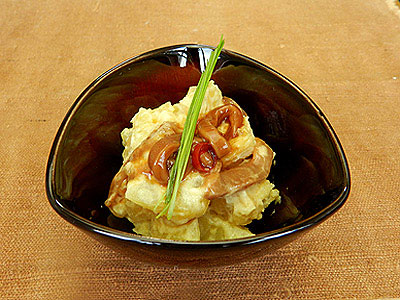 塩辛の和風ポテトサラダ